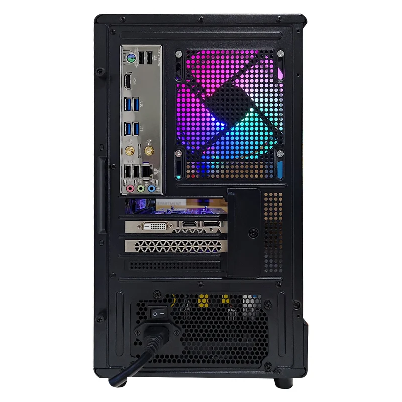 Alpha DB330M Black Desktop Gaming PC | AMD Ryzen 5 5500 | 16GB RAM | 500GB SSD | RTX 3050 | Windows 11 Pro