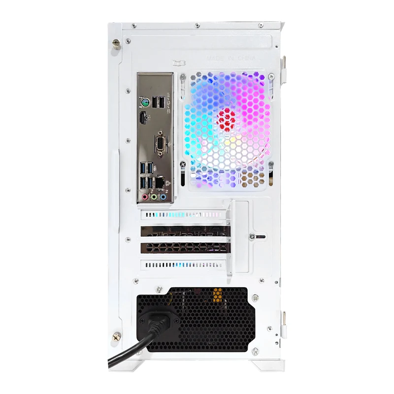 Alpha Ruby White Desktop Gaming PC | AMD Ryzen 5 5500 | 8GB RAM | 512GB SSD | RTX 3050 | Windows 11 Pro