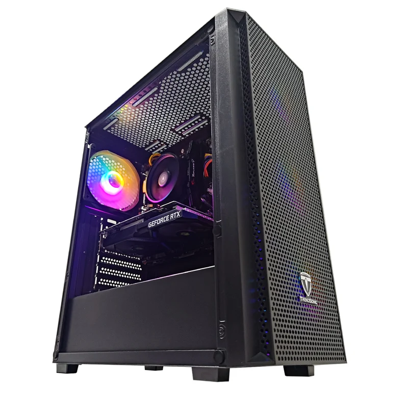 Alpha Breeze Black Desktop Gaming PC | AMD Ryzen 5 5600GT | 16GB RAM | 512GB SSD | RTX 3050 | Windows 11 Pro
