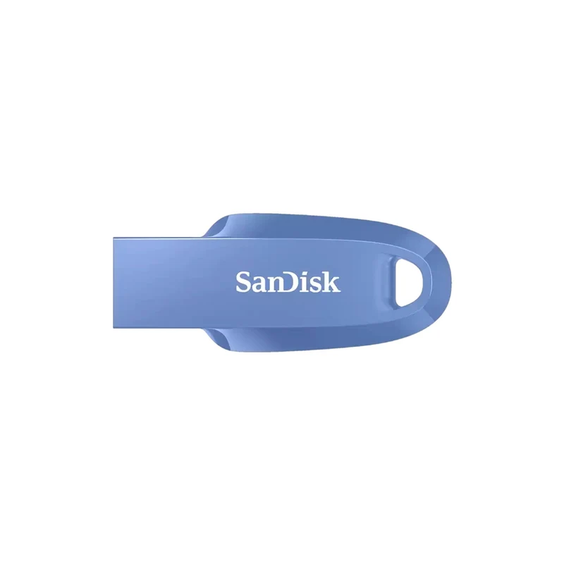 SanDisk Ultra Curve USB 3.2 Gen 1 Flash Drive - 64GB (Mint, Indian Blue, Black)
