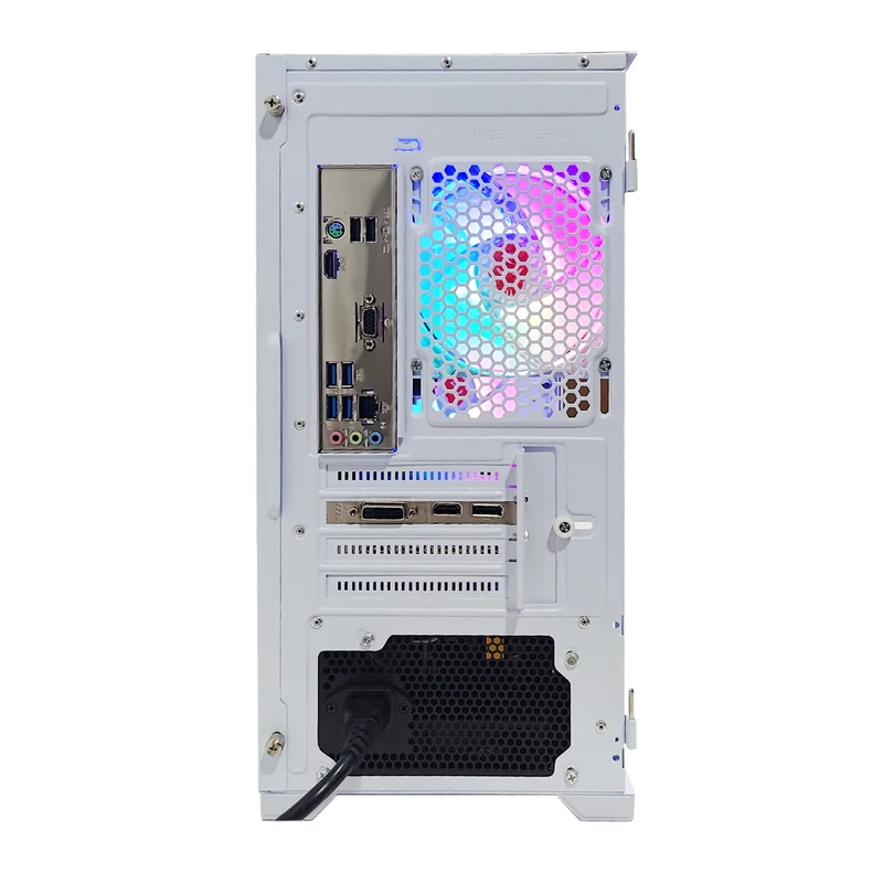 Alpha Ruby White Desktop Gaming PC | AMD Ryzen 5 5500GT | 16GB RAM | 512GB SSD | RTX 3050 | Windows 11 Pro