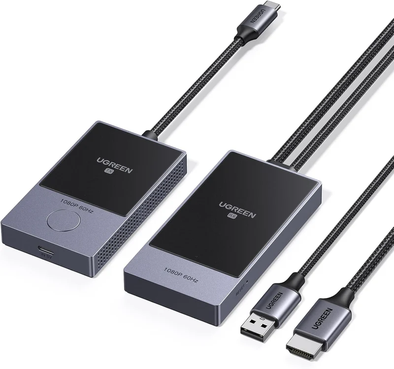 Ugreen Wireless Extender HDMI 1080p 60Hz Transmitter and Receiver (CM737/35031A)
