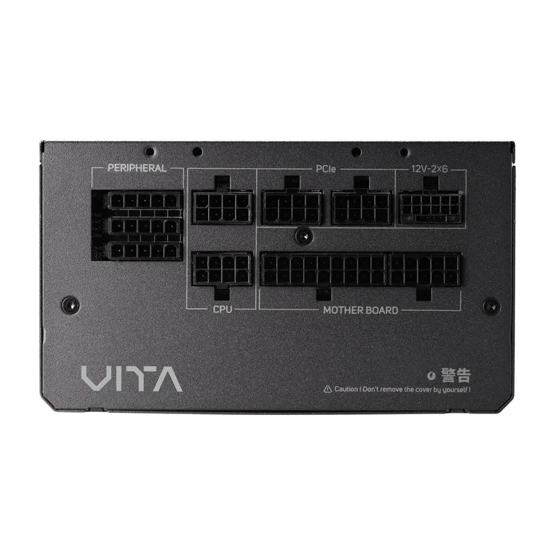 FSP Vita GM 750W 80+ Gold PCIe 5.1 ATX 3.1 Fully Modular Power Supply (Black)