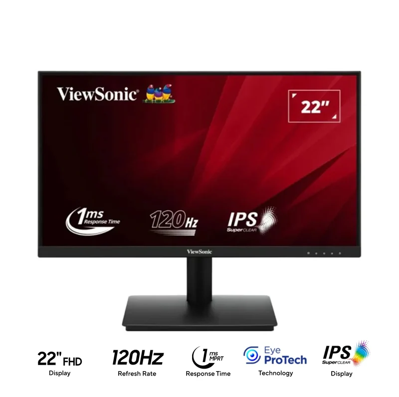 ViewSonic VA221A-H 22" FHD (1920x1080) 120Hz 1ms MPRT SuperClear IPS Monitor with Tilt Adjustment