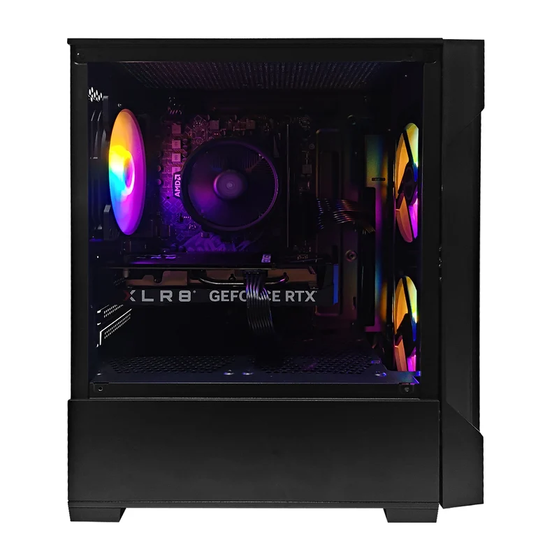 Alpha VX100M Black Desktop Gaming PC | Ryzen 5 5500GT | 16GB RAM | 512GB SSD| RTX 4060 | Windows 11 Pro