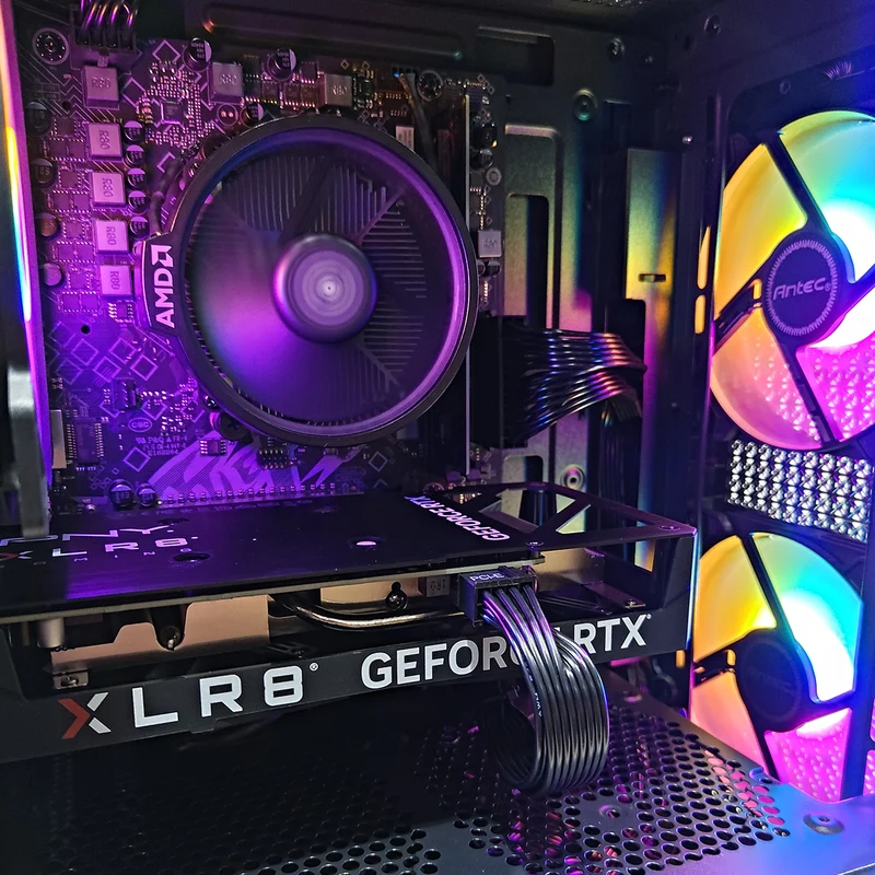 Alpha VX100M Black Desktop Gaming PC | Ryzen 5 5500GT | 16GB RAM | 512GB SSD| RTX 4060 | Windows 11 Pro