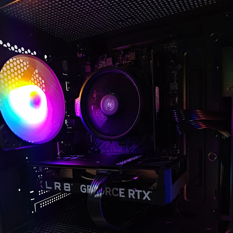 Alpha VX100M Black Desktop Gaming PC | Ryzen 5 5500GT | 16GB RAM | 512GB SSD| RTX 4060 | Windows 11 Pro