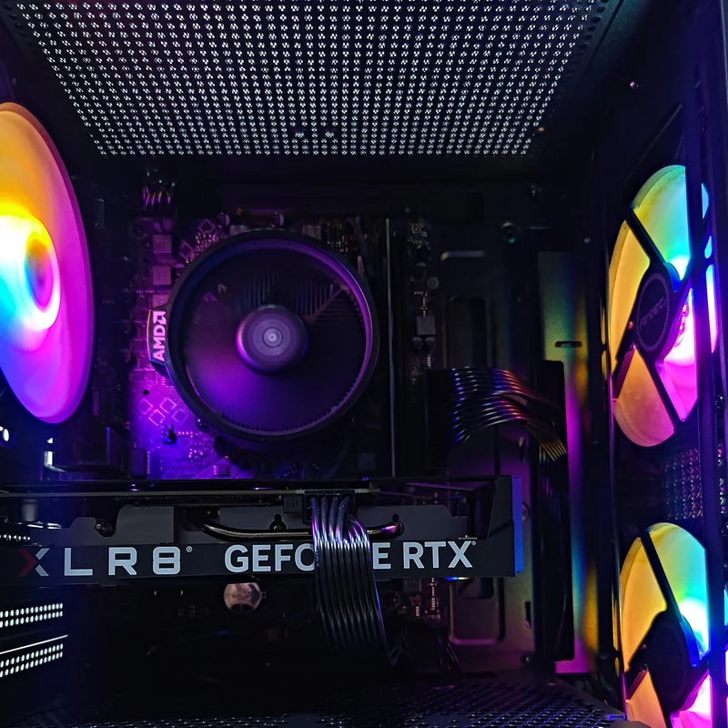 Alpha VX100M Black Desktop Gaming PC | Ryzen 5 5500GT | 16GB RAM | 512GB SSD| RTX 4060 | Windows 11 Pro