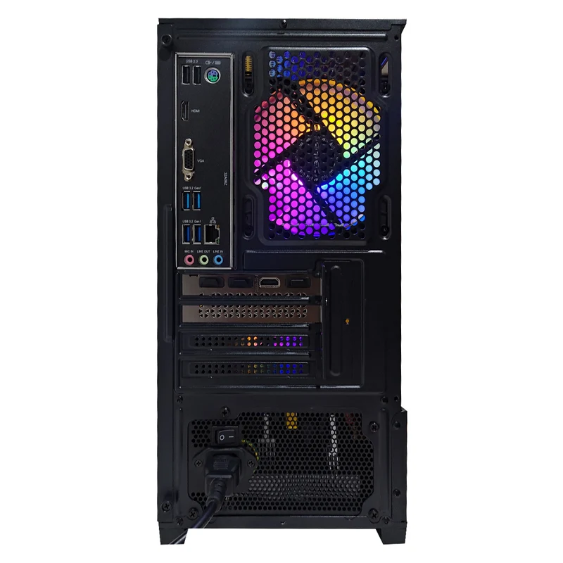 Alpha VX100M Black Desktop Gaming PC | Ryzen 5 5500GT | 16GB RAM | 512GB SSD| RTX 4060 | Windows 11 Pro