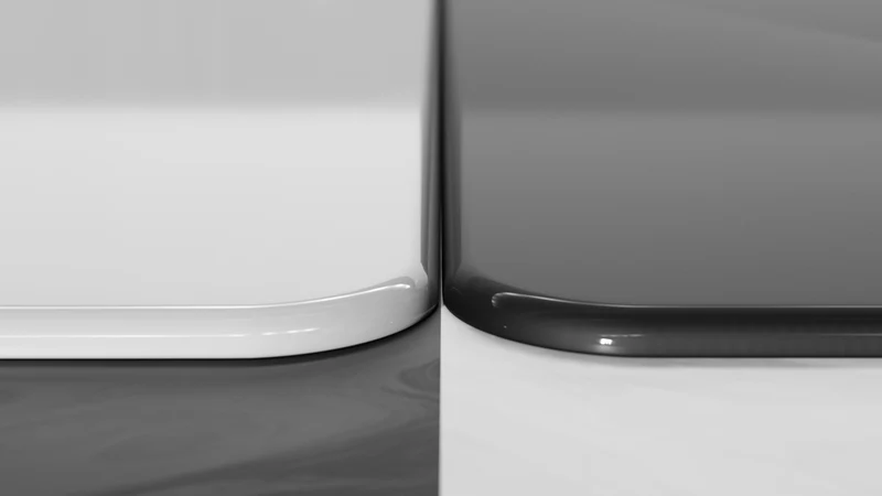 GLSSWRKS Polarity Series Glass Mousepad (Large, XLarge) (White)