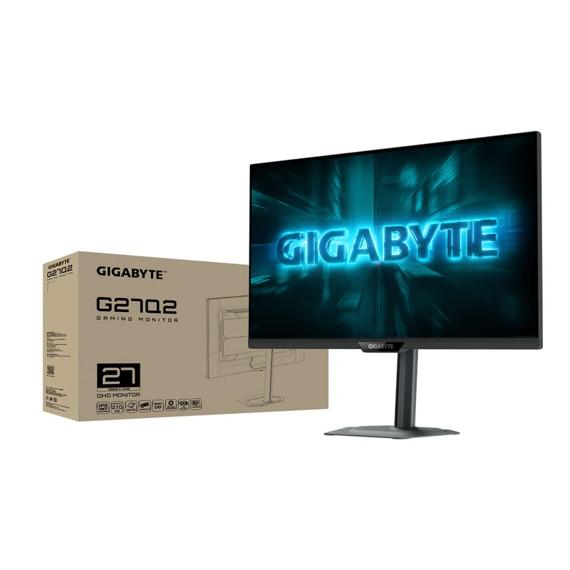 Gigabyte G27Q2 27" QHD (2560x1440) 200Hz/ OC 210Hz 0.5ms GTG SS IPS Gaming Monitor with Tilt, Height, Swivel & Pivot Adjustment
