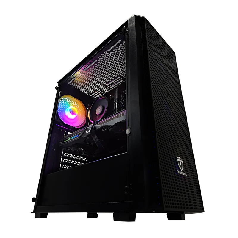 Alpha Breeze Black Desktop Gaming PC | AMD Ryzen 5 5600 | 16GB RAM | 500GB SSD | RX 7600 | Windows 11 Pro