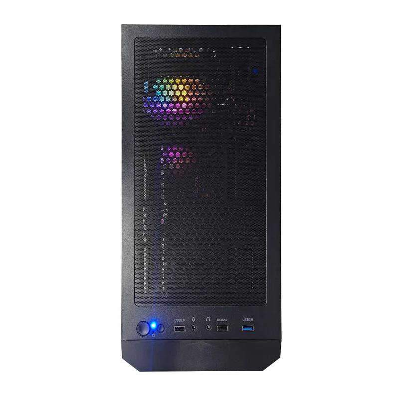 Alpha Breeze Black Desktop Gaming PC | AMD Ryzen 5 5600 | 16GB RAM | 500GB SSD | RX 7600 | Windows 11 Pro