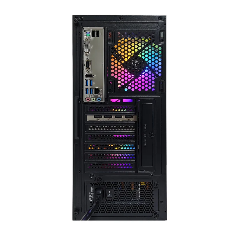 Alpha Breeze Black Desktop Gaming PC | AMD Ryzen 5 5600 | 16GB RAM | 500GB SSD | RX 7600 | Windows 11 Pro