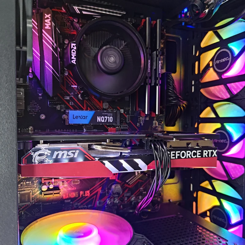 Alpha AX20 Black Gaming PC | AMD Ryzen 5 5500 | 16GB RAM | 500GB SSD | RTX 4060 | Windows 11 Pro