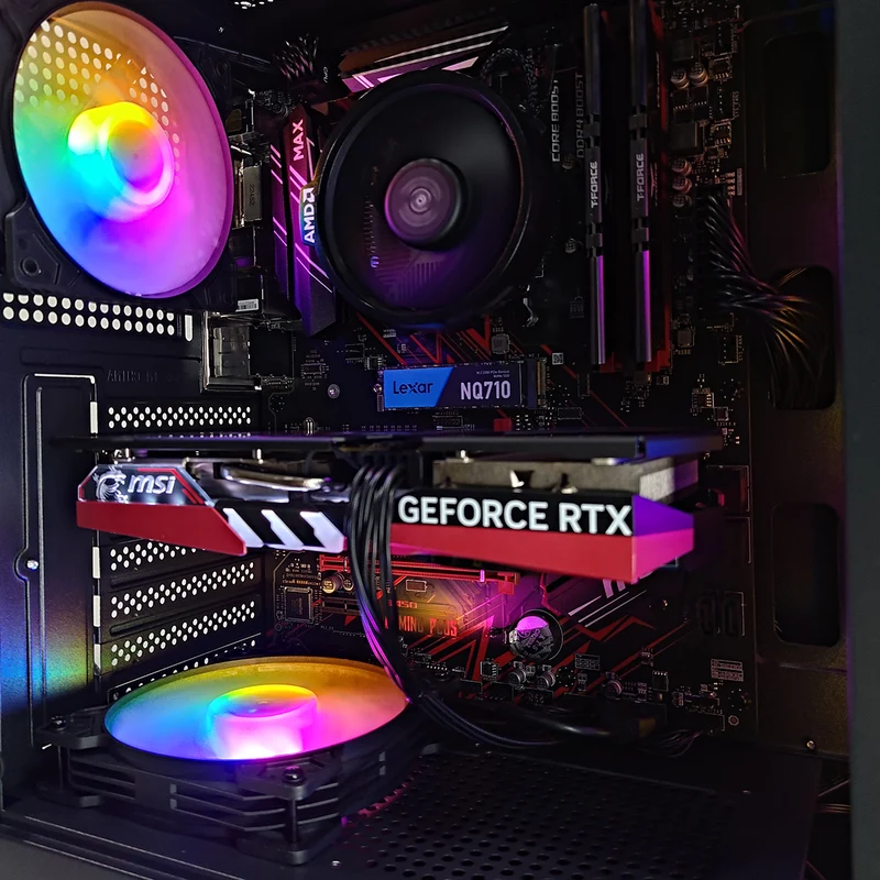 Alpha AX20 Black Gaming PC | AMD Ryzen 5 5500 | 16GB RAM | 500GB SSD | RTX 4060 | Windows 11 Pro