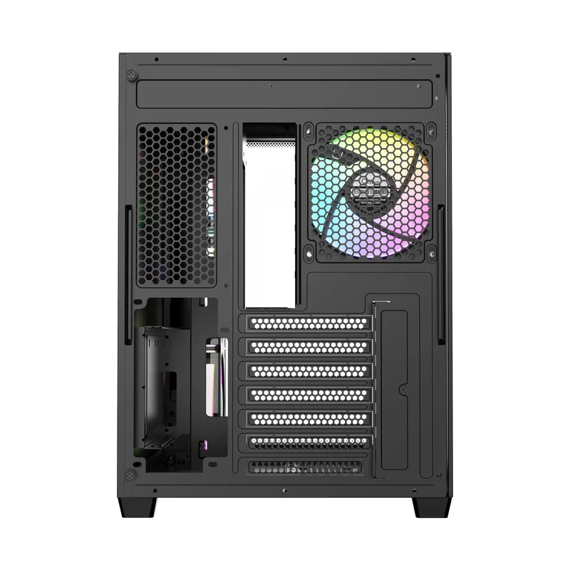 Ocypus Iota C70 Curve ARGB Digital Mid-Tower PC Case (Black, White)