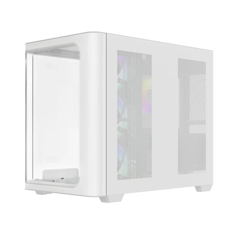 Ocypus Iota C70 Curve ARGB Digital Mid-Tower PC Case (Black, White)