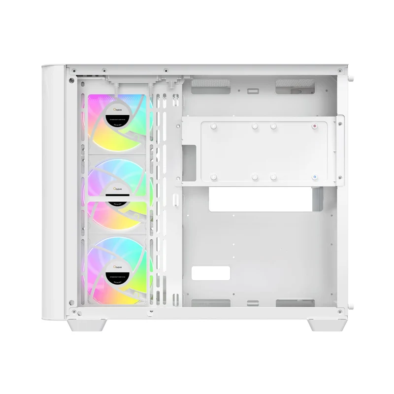 Ocypus Iota C70 Curve ARGB Digital Mid-Tower PC Case (Black, White)