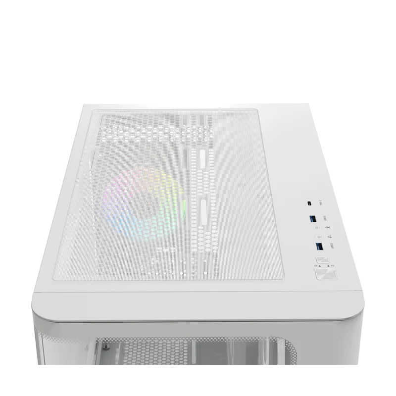 Ocypus Iota C70 Curve ARGB Digital Mid-Tower PC Case (Black, White)