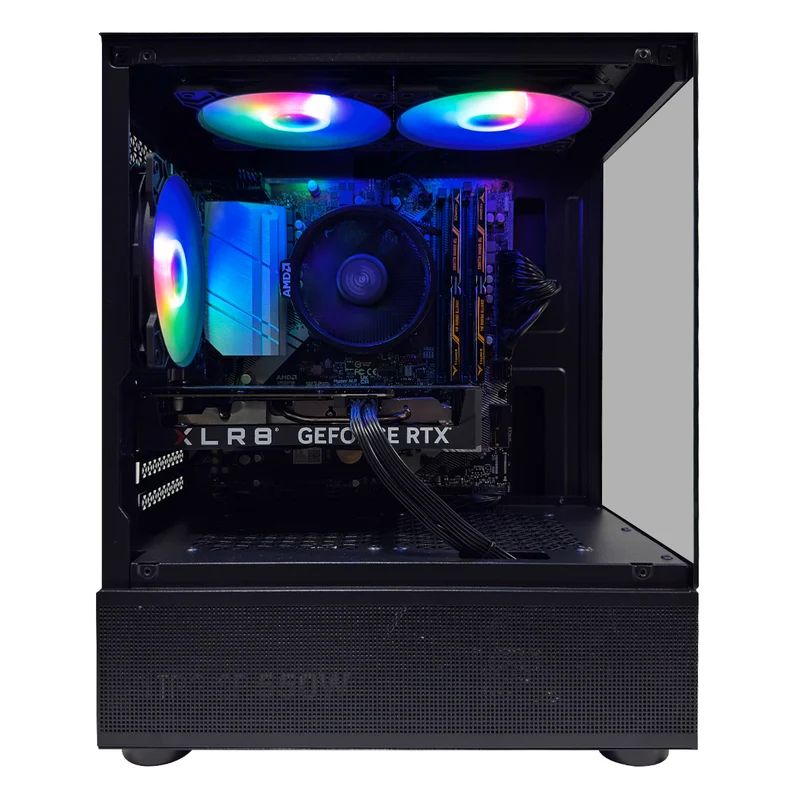 Alpha Reyna Black Desktop Gaming PC | AMD Ryzen 5 5600 | 16GB RAM | 512GB SSD | RTX 4060 | Windows 11 Pro