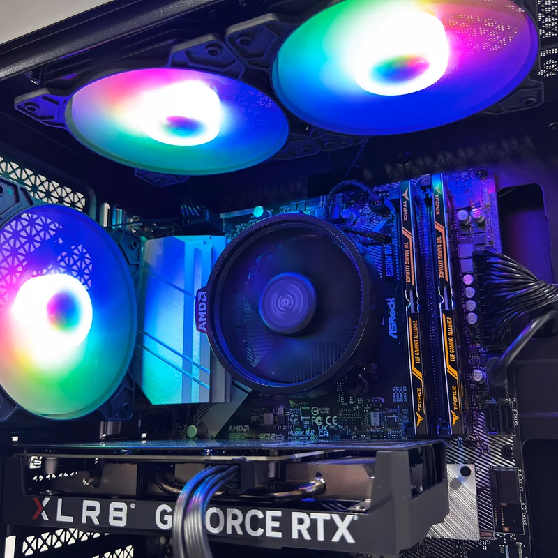 Alpha Reyna Black Desktop Gaming PC | AMD Ryzen 5 5600 | 16GB RAM | 512GB SSD | RTX 4060 | Windows 11 Pro
