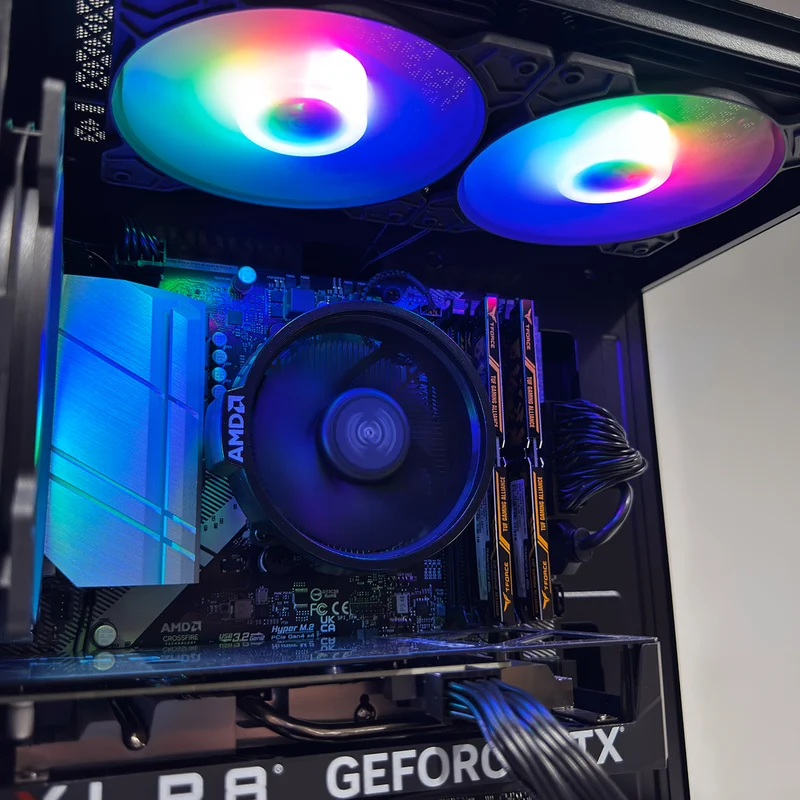 Alpha Reyna Black Desktop Gaming PC | AMD Ryzen 5 5600 | 16GB RAM | 512GB SSD | RTX 4060 | Windows 11 Pro