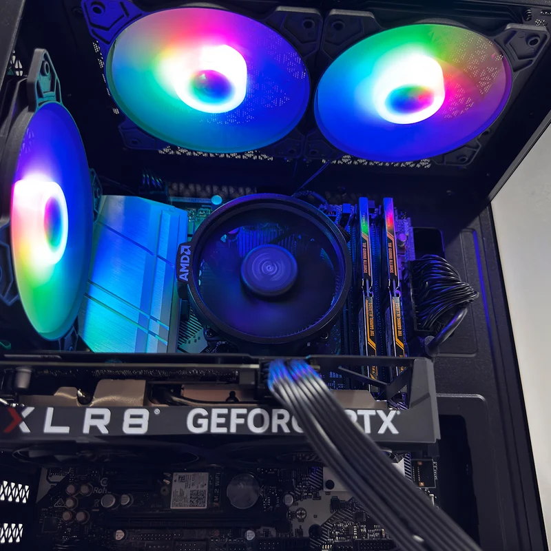 Alpha Reyna Black Desktop Gaming PC | AMD Ryzen 5 5600 | 16GB RAM | 512GB SSD | RTX 4060 | Windows 11 Pro