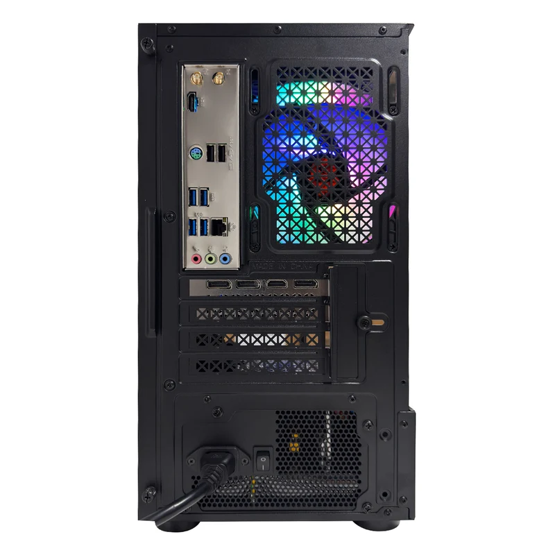 Alpha Reyna Black Desktop Gaming PC | AMD Ryzen 5 5600 | 16GB RAM | 512GB SSD | RTX 4060 | Windows 11 Pro