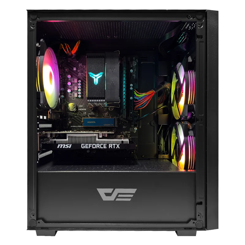 Alpha M305 Mesh Black Desktop Gaming PC | AMD Ryzen 5 5600 | 16GB RAM | 512GB SSD | RTX 3050 | Windows 11 Pro