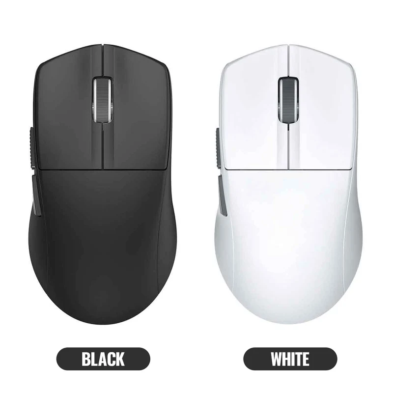 E-Yooso X-44 Pro+ Lightweight Tri-Mode Gaming Mouse (Black, White)