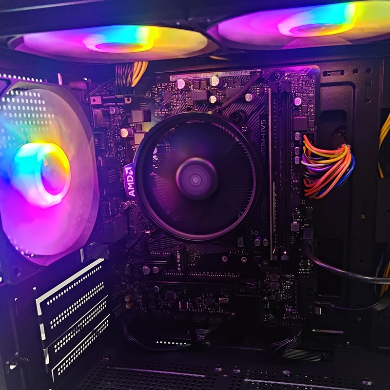 Alpha Lite Tyro Black Desktop Gaming PC | AMD Ryzen 5 3400G | 8GB RAM | 512GB SSD | Integrated GPU | Windows 11 Pro