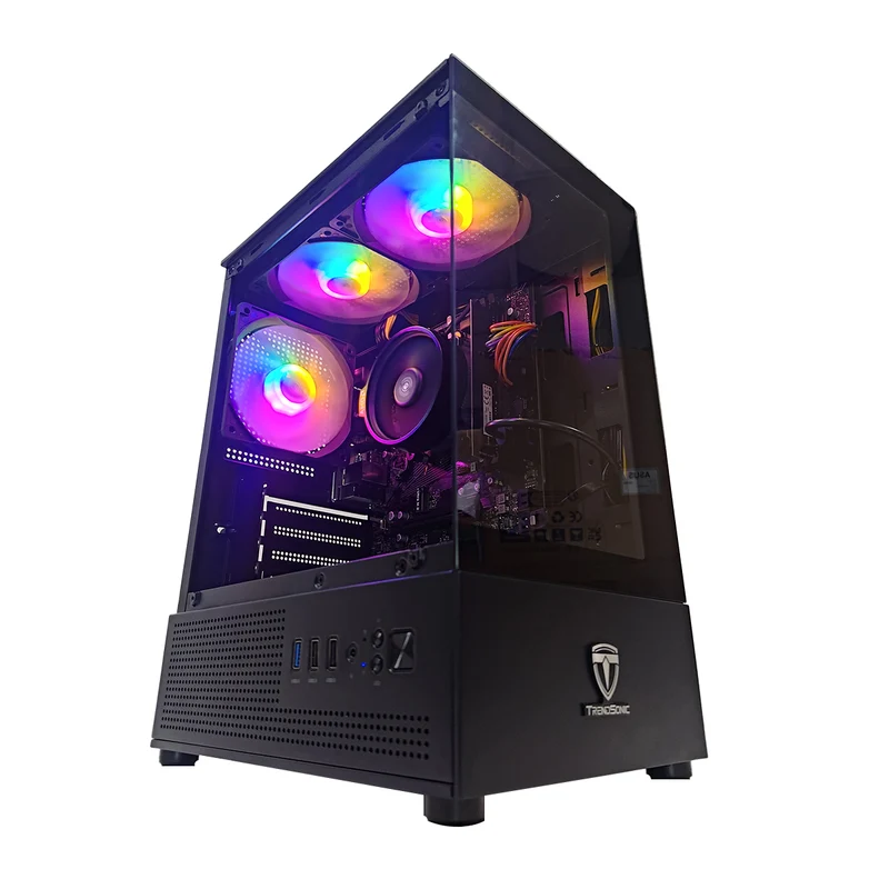 Alpha Lite Tyro Black Desktop Gaming PC | AMD Ryzen 5 3400G | 8GB RAM | 512GB SSD | Integrated GPU | Windows 11 Pro