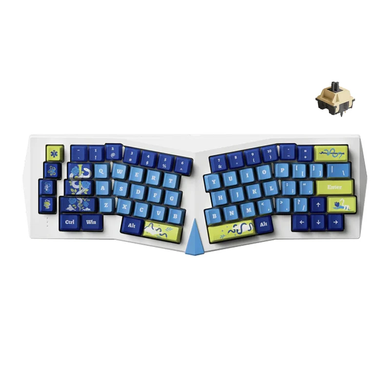 Akko Year of Snake Armor Aluminum Case Alice Side RGB Multi-Mode Hot-Swappable Keyboard (Rod of Asclepius) (Akko Cobras Switch) (03H-03K-03N-03P-03Z-04B-04D)