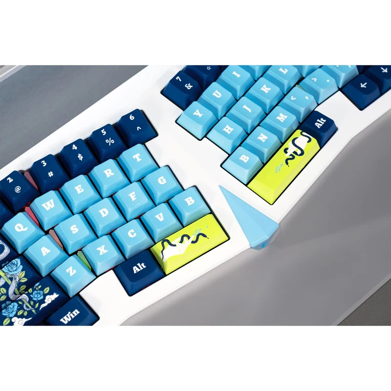 Akko Year of Snake Armor Aluminum Case Alice Side RGB Multi-Mode Hot-Swappable Keyboard (Rod of Asclepius) (Akko Cobras Switch) (03H-03K-03N-03P-03Z-04B-04D)