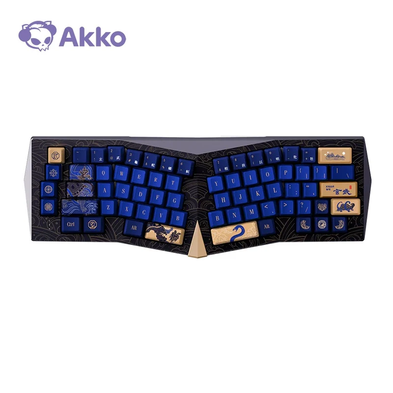 Akko Year of Snake Armor Aluminum Case Alice Side RGB Multi-Mode Hot-Swappable Keyboard (Xuanwu) (Akko Cobras Switch) (03G-03K-03M-03P-03Y-04C-04D)