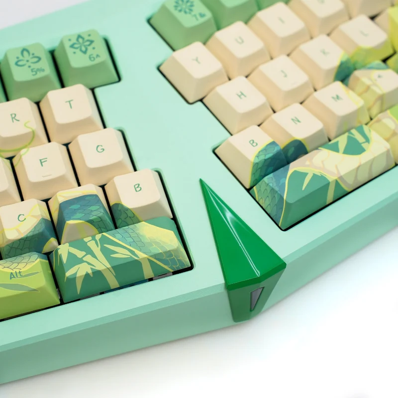 Akko Year of Snake Armor Aluminum Case Alice Side RGB Multi-Mode Hot-Swappable Keyboard (Green Snake) (Akko Cobras Switch) (03J-03K-03L-03P-03S-04A-04D)