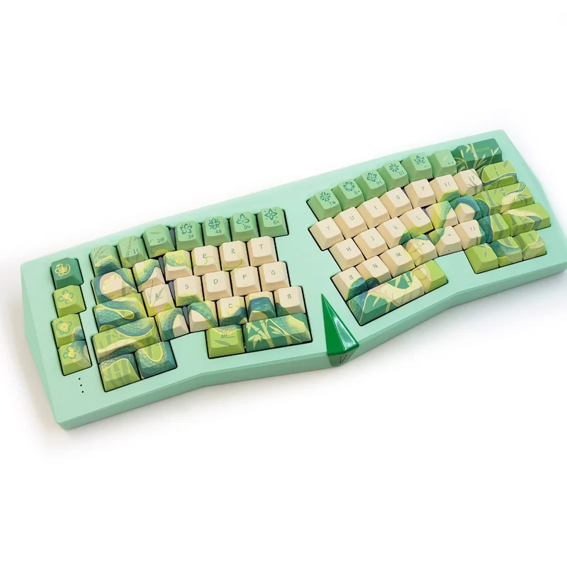 Akko Year of Snake Armor Aluminum Case Alice Side RGB Multi-Mode Hot-Swappable Keyboard (Green Snake) (Akko Cobras Switch) (03J-03K-03L-03P-03S-04A-04D)