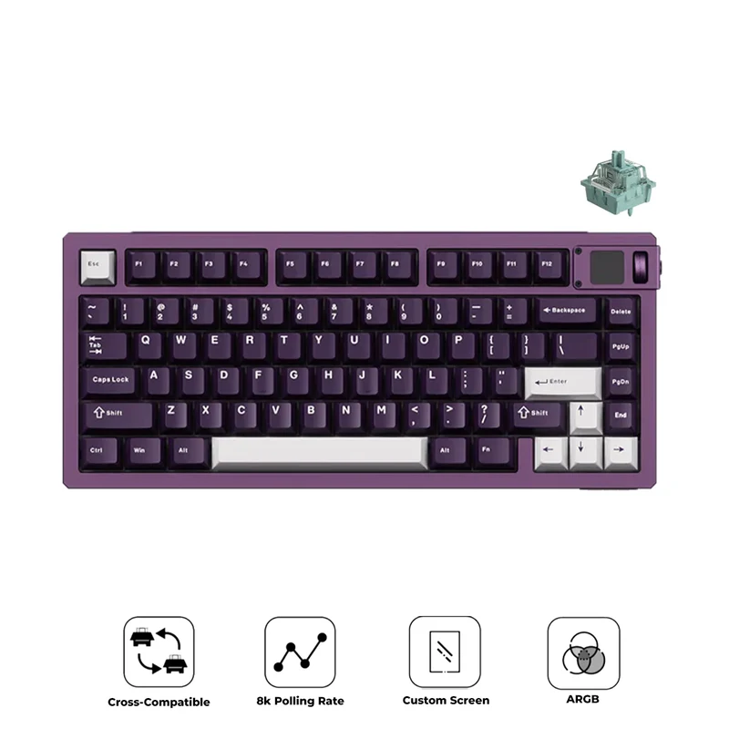 Akko MOD 007 V5 HE Wired RGB Magnetic Keyboard (Cosmos) (Akko AstroAim Magnetic Switch) (099-00A-00S-01Q-00D-098-097)