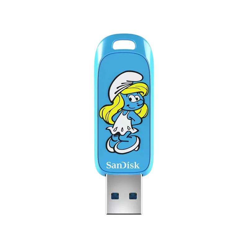 Sandisk Smurfs 256GB USB 3.2 Gen 1 Type-A 130MB/s Read USB Flash Drive (Smurfette Ed.)