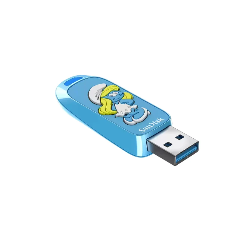 Sandisk Smurfs 256GB USB 3.2 Gen 1 Type-A 130MB/s Read USB Flash Drive (Smurfette Ed.)