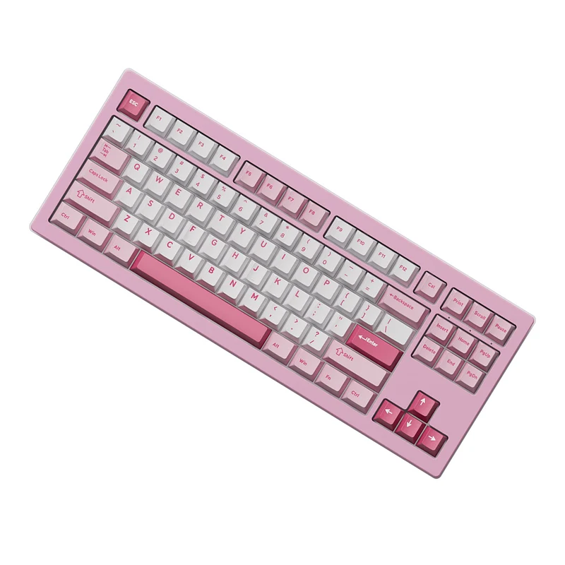 Akko 5087 V3 Prunus Lannesiana Multi-Mode RGB Hot-Swappable Mechanical Keyboard (Akko V3 Piano Pro Switch) (018-019-022-037-020)