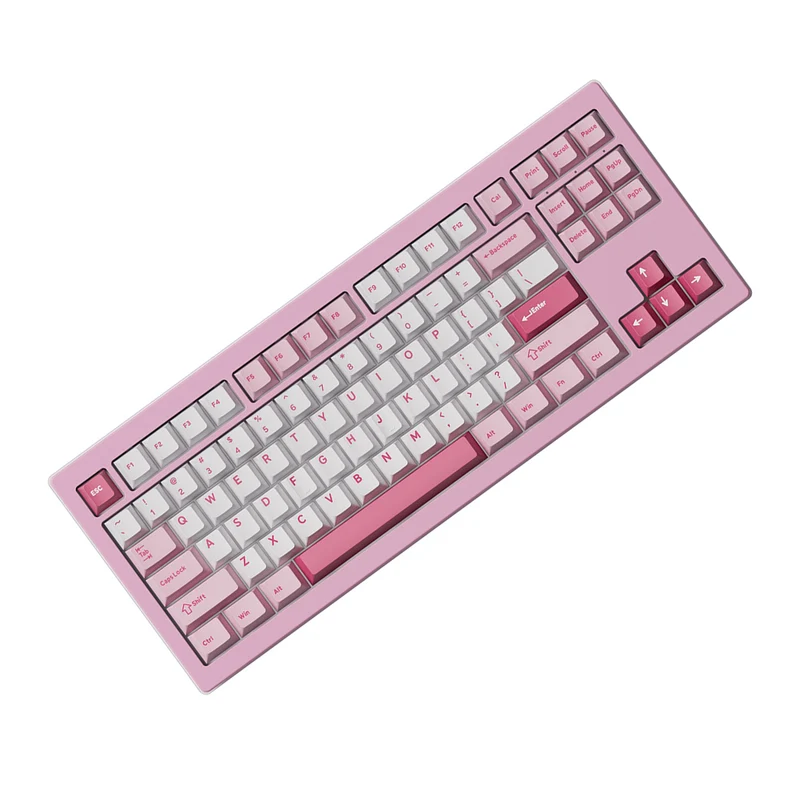 Akko 5087 V3 Prunus Lannesiana Multi-Mode RGB Hot-Swappable Mechanical Keyboard (Akko V3 Piano Pro Switch) (018-019-022-037-020)