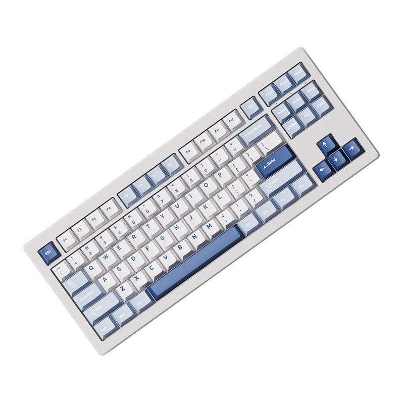 Akko 5087 V3 Glacier Multi-Mode RGB Hot-Swappable Mechanical Keyboard (Akko V3 Piano Pro Switch) (017-019-024-037-020)