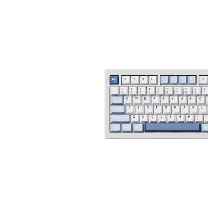 Akko 5087 V3 Glacier Multi-Mode RGB Hot-Swappable Mechanical Keyboard (Akko V3 Piano Pro Switch) (017-019-024-037-020)