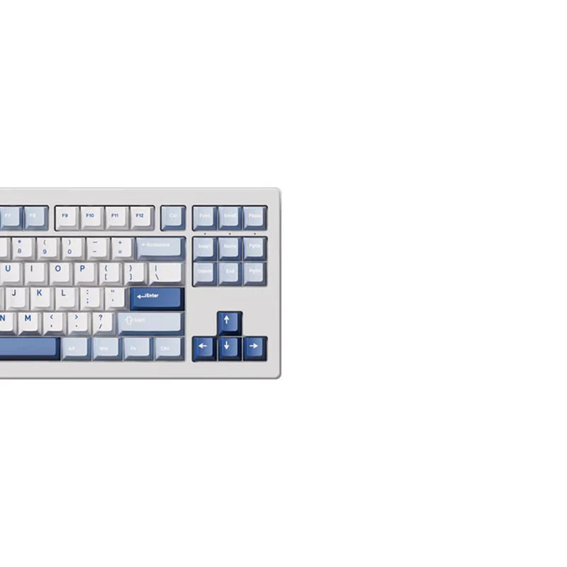 Akko 5087 V3 Glacier Multi-Mode RGB Hot-Swappable Mechanical Keyboard (Akko V3 Piano Pro Switch) (017-019-024-037-020)