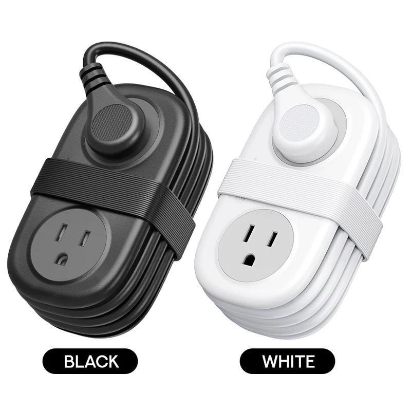 Orico AP3 7-Port 20W Travel Power Strip (Black, White)