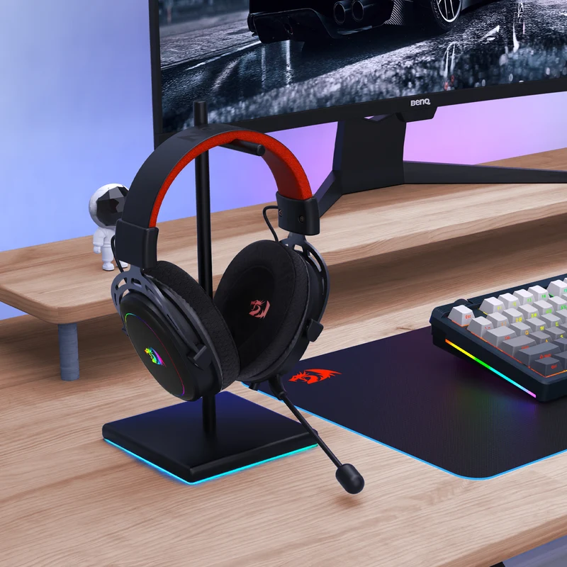 Redragon Cragblade H541-RGB Wired Virtual 7.1 Sound Gaming Headset (Black)