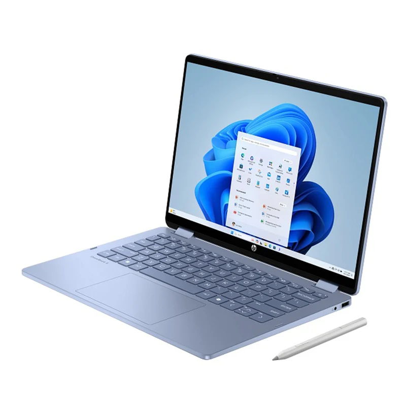 HP OmniBook 5 Flip 14-fp0061TU 2-in-1 Laptop (Sky Blue) | 14" 2K (1920x1200) IPS Touch | Core 7 150U | 16GB RAM | 1TB SSD | Intel Graphics | Windows 11 Home | MS Office Home 2024 + HP Everyday 16" Laptop Briefcase