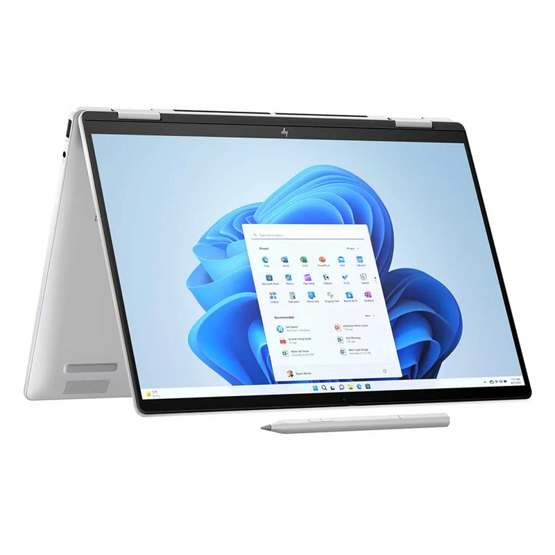 HP Envy x360 14-fa0079AU 2-in-1 Laptop (Glacier Silver) | 14" 2.8K (2880x1800) OLED 120Hz Touch | Ryzen 7 8840HS | 16GB RAM | 1TB SSD | AMD Radeon Graphics | Windows 11 Home | MS Office Home 2024 + HP Everyday 16" Laptop Briefcase